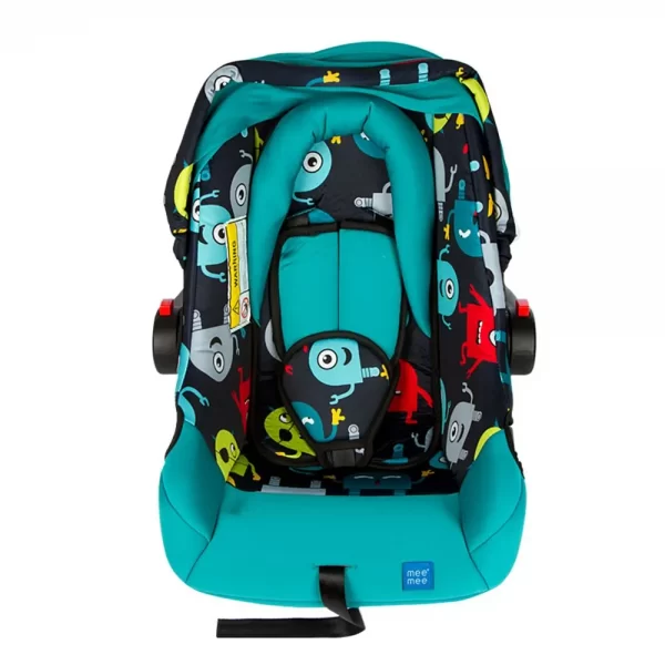 Mee Mee Baby Car Seat Cum Carry Cot With Thick Cushioned Seat (dark green) - Image 3