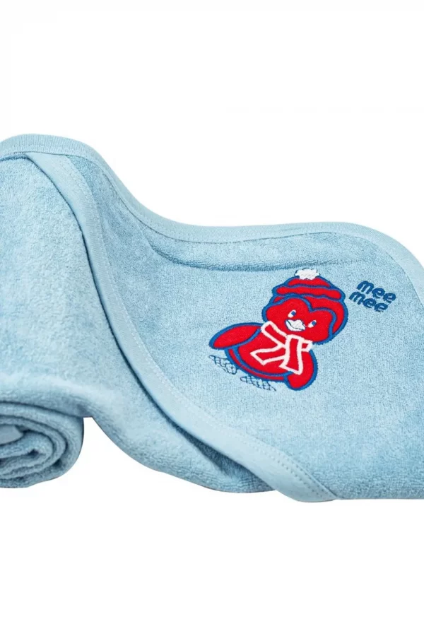 Blue Solid Towel