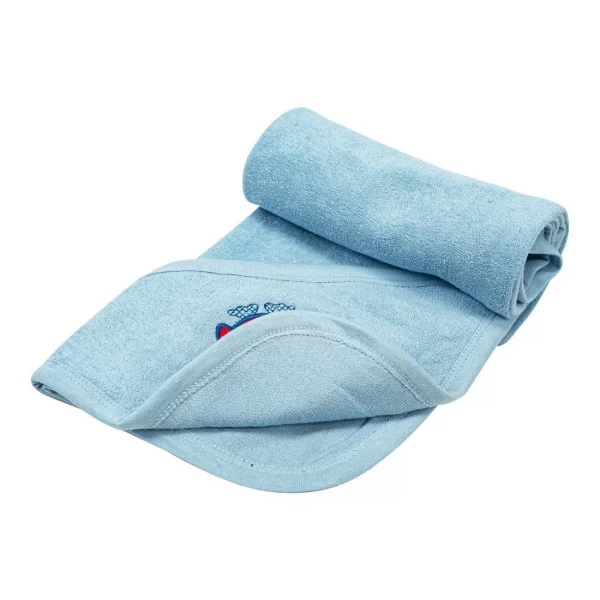 Blue Solid Towel - Image 2