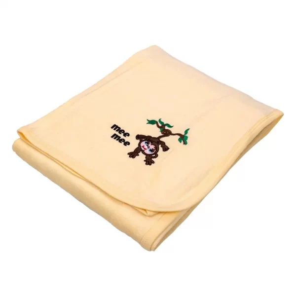 Cream Solid Towel - Image 2