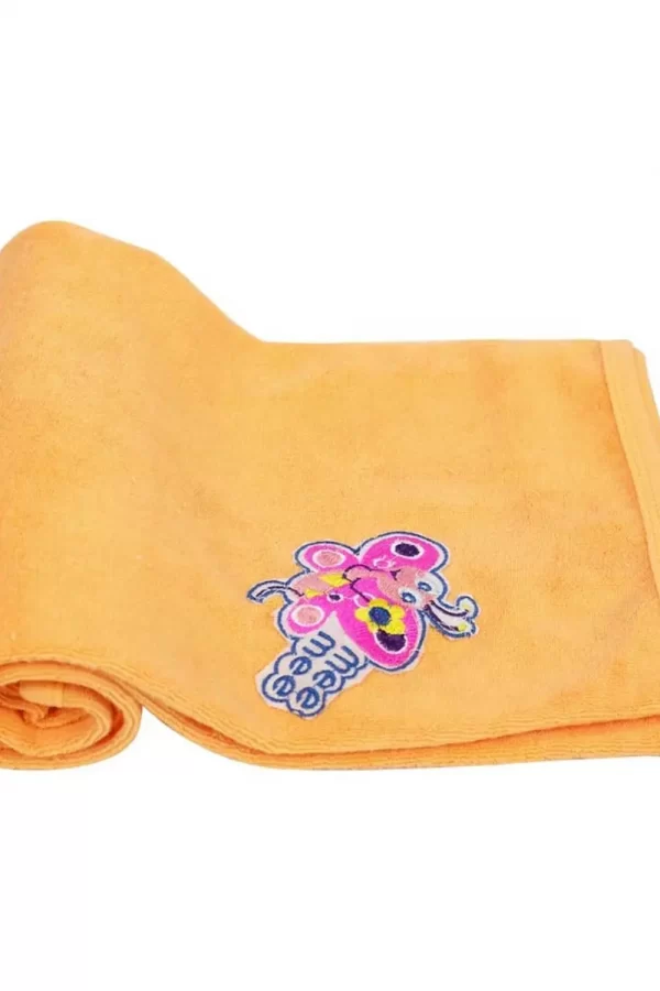 Peach Solid Towel