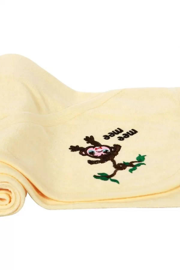 Mee Mee Soft Absorbent Baby Towel With Hood (Cream)
