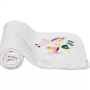 Mee Mee Soft Absorbent Baby Towel With Hood (White)