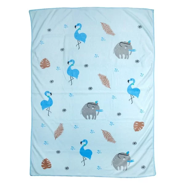 Mee Mee Soft Absorbent Baby Towel (Blue) - Image 5