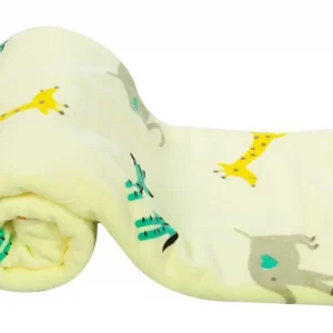 Mee Mee Soft Absorbent Baby Towel (white/yellow)