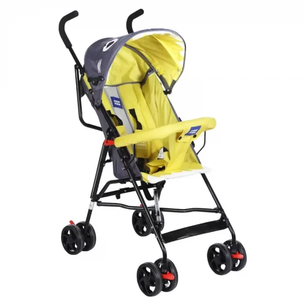 Mee Mee Stylish Light Weight Baby Stroller (yellow) - Image 2