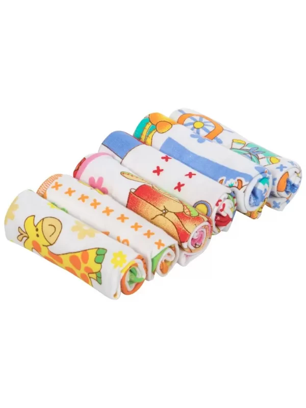 Mee Mee Baby Mini Napkins (Assorted, 6 Pieces) - Image 2