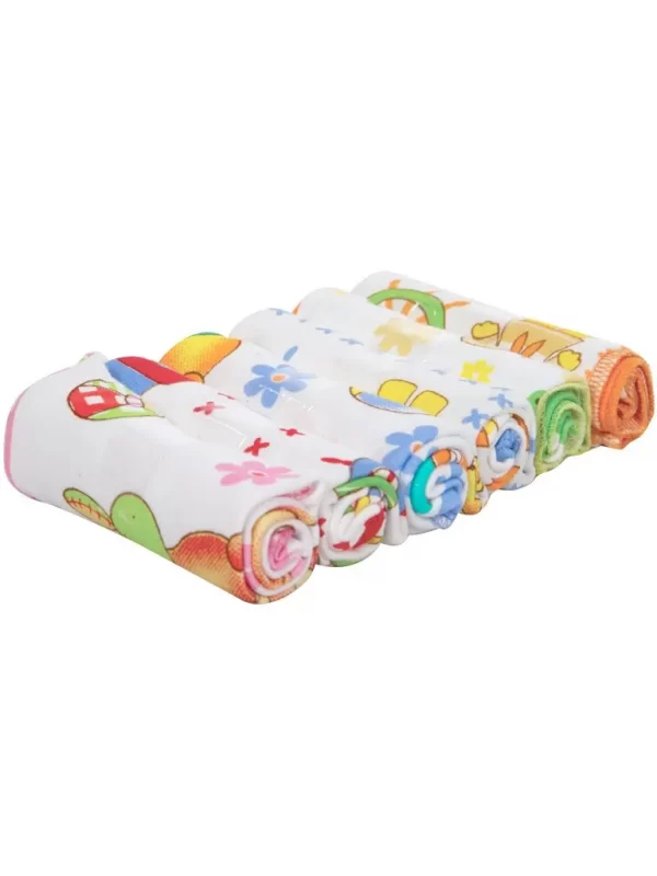 Mee Mee Baby Mini Napkins (Assorted, 6 Pieces) - Image 3