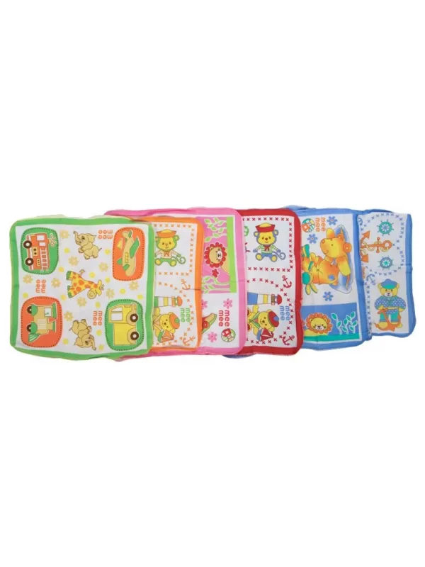 Mee Mee Baby Mini Napkins (Assorted, 6 Pieces) - Image 5