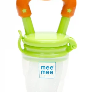 Mee Mee Baby Fruit & Food Nibbler (Orange/Green)