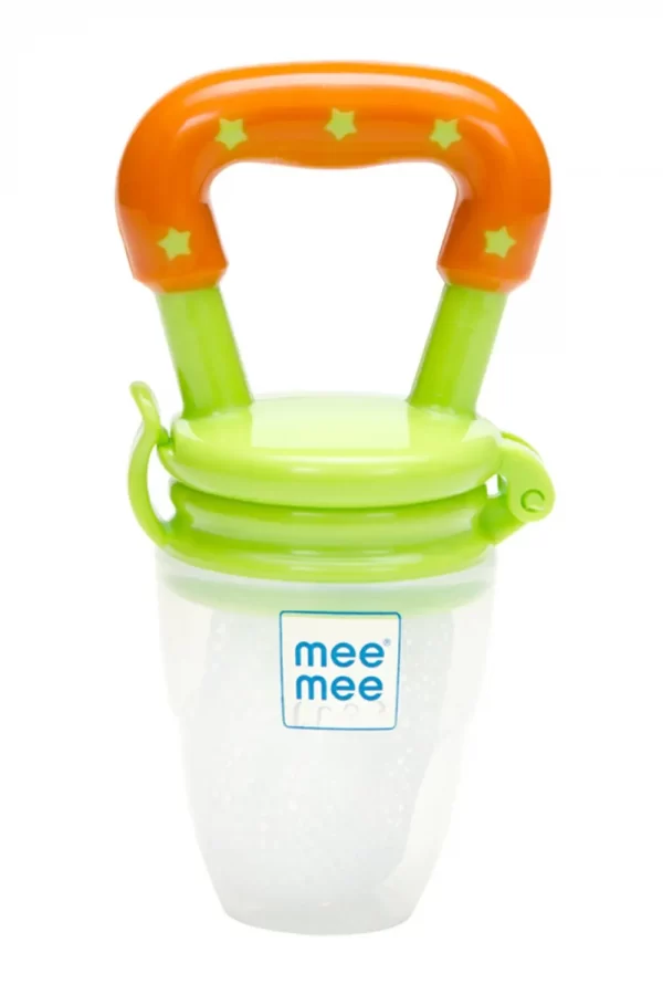 Mee Mee Baby Fruit & Food Nibbler (Orange/Green)