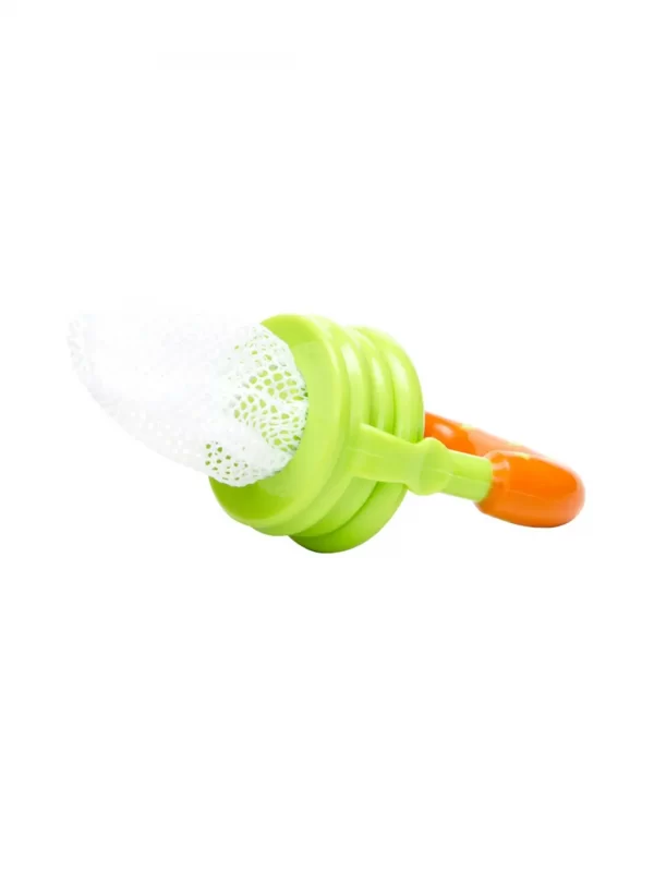 Mee Mee Baby Fruit & Food Nibbler (Orange/Green) - Image 3