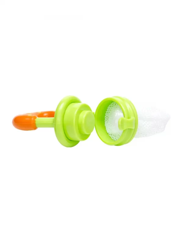 Mee Mee Baby Fruit & Food Nibbler (Orange/Green) - Image 4