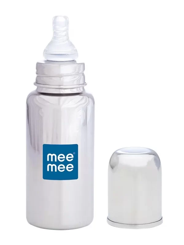 Mee Mee Premium Steel Feeding Bottle (240 Ml) - Image 2