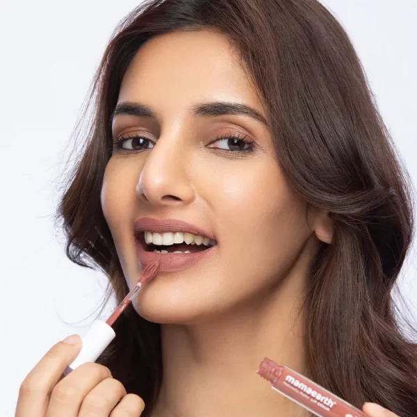 Naturally Matte Liquid Lipstick - 3 ml | Caramel Nude - Image 3