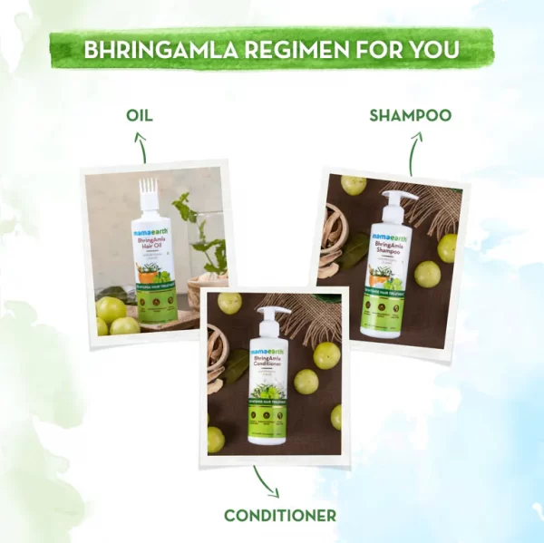 BhringAmla Shampoo with Bhringraj and Amla for Intense Hair Treatment - 250 ml - Image 6