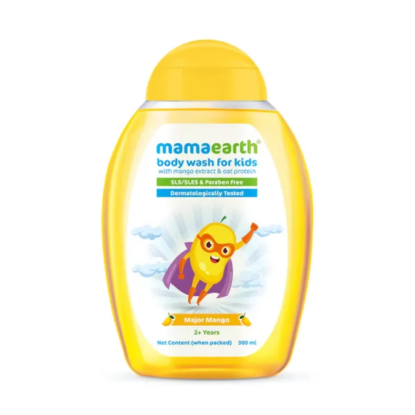 Major Mango Body Wash For Kids with Mango and Oat Protein - 300 ml