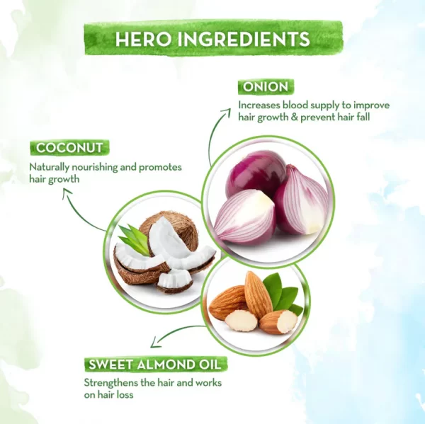 Onion Conditioner for Hair Fall Control - 250ml - Image 2