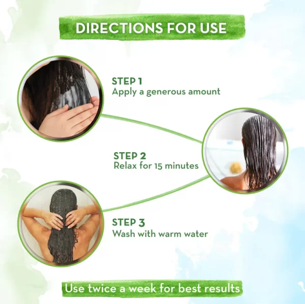 Onion Hair Mask, For Hair Fall Control, With Onion Oil and Organic Bamboo Vinegar, 200ml - Image 5
