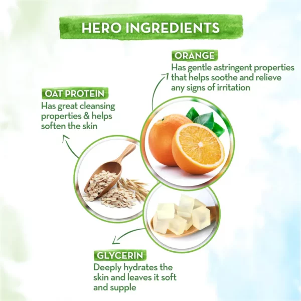 Original Orange Body Wash For Kids with Orange and Oat Protein - 300 ml - Image 5