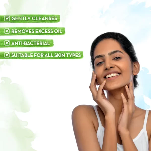 Tea Tree Foaming Face Wash with Tea Tree and Salicylic Acid for Acne and Pimples - 150ml - Image 3