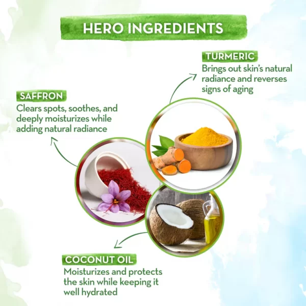 Ubtan Face Wash with Turmeric and Saffron for Tan Removal – 100ml - Image 4