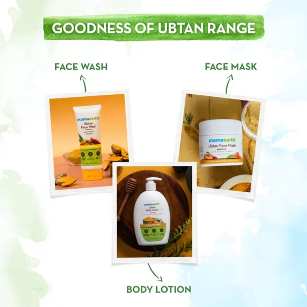 Ubtan Face Wash with Turmeric and Saffron for Tan Removal – 100ml - Image 6