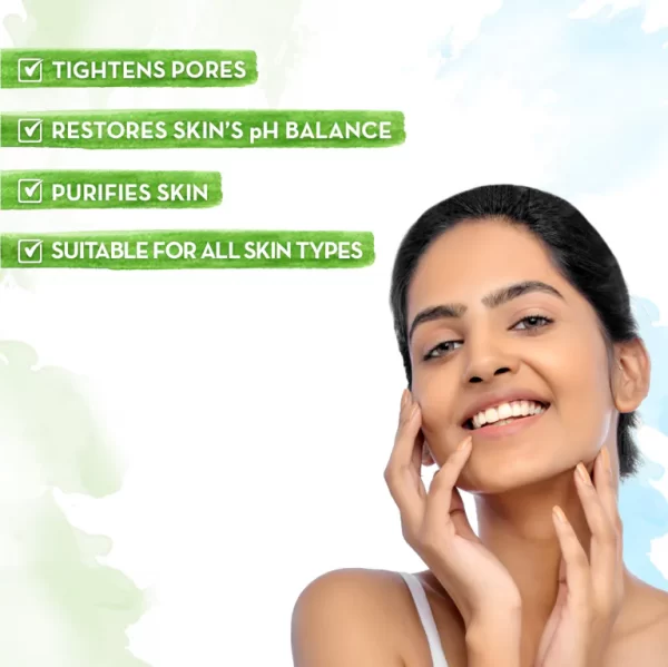 Vitamin C Face Toner with Vitamin C and Cucumber for Pore Tightening, 200 ml - Image 3