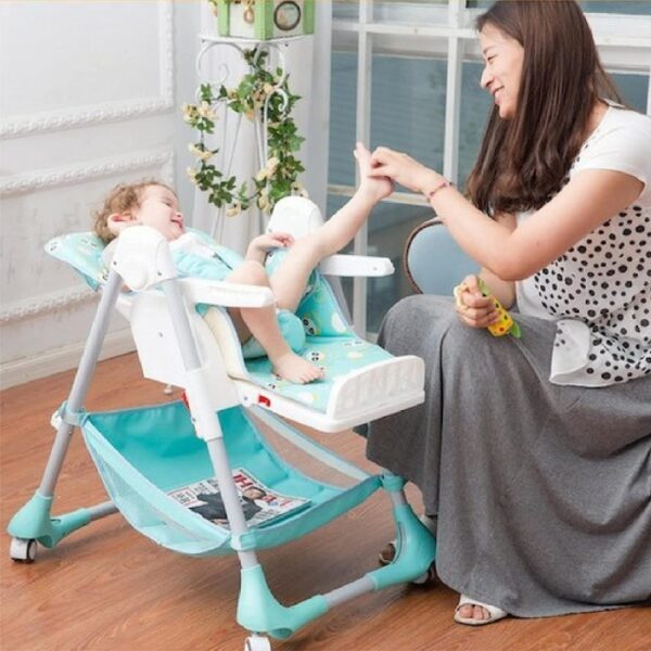 R For Rabbit – Marshmallow High Chair  (Green) - Image 3