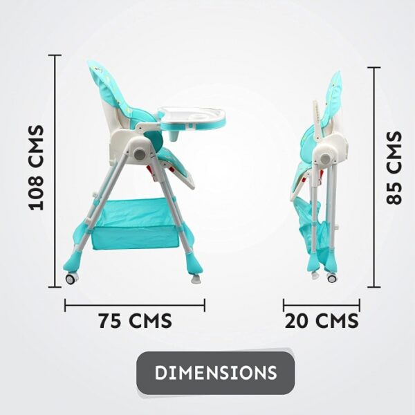 R For Rabbit – Marshmallow High Chair  (Green) - Image 5