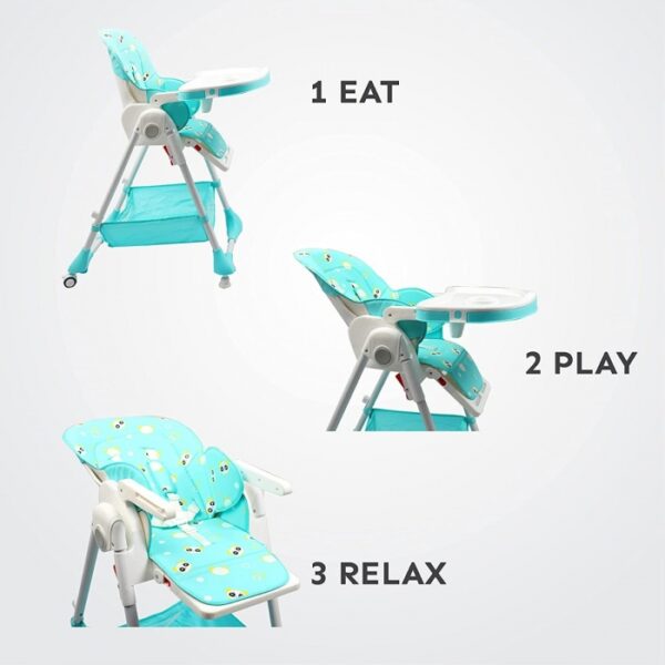 R For Rabbit – Marshmallow High Chair  (Green) - Image 7