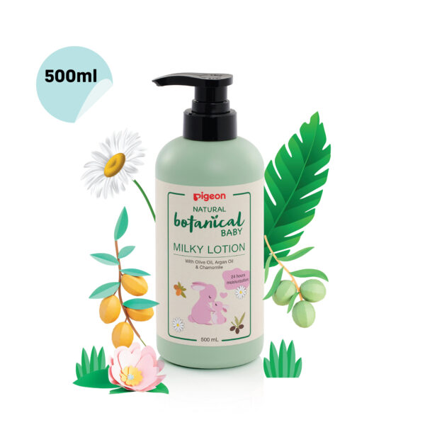 NATURAL BOTANICAL BABY MILKY LOTION 500ML