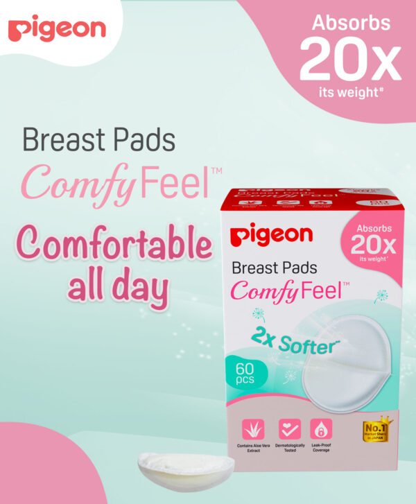 Pigeon BREAST PADS HONEYCOMB 60 PCS - Image 4