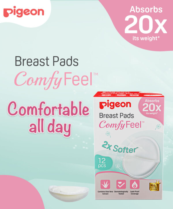 Pigeon BREAST PADS HONEYCOMB 12 PCS BOX - Image 2