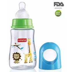 Babyhug Bubble Anti-Colic Sterilizable Feeding Bottle Blue – 125 ml