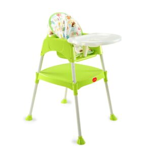 LuvLap 3-in-1 Baby High Chair ( Green)