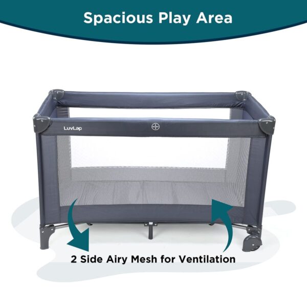 LuvLap Sunshine Baby Playpen  (GERY) - Image 5