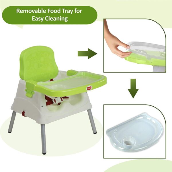 LuvLap Baby Booster High Chair (Green) - Image 7