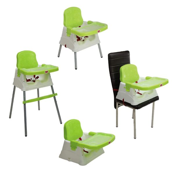 LuvLap Baby Booster High Chair (Green) - Image 2