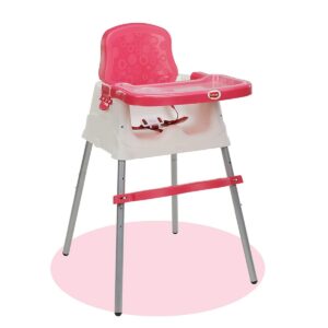 LuvLap Baby Booster High Chair (Pink)