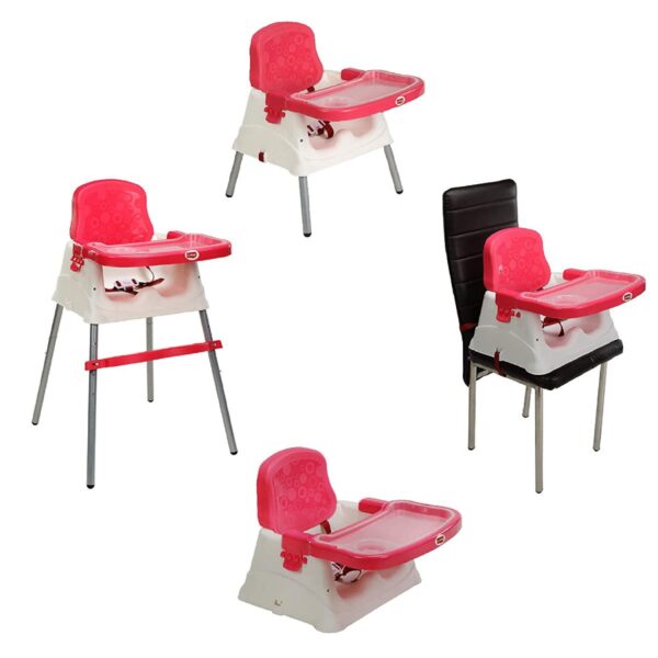 LuvLap Baby Booster High Chair (Pink) - Image 2