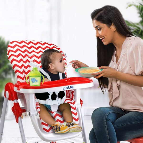 LuvLap Royal Baby High Chair (Red) - Image 6