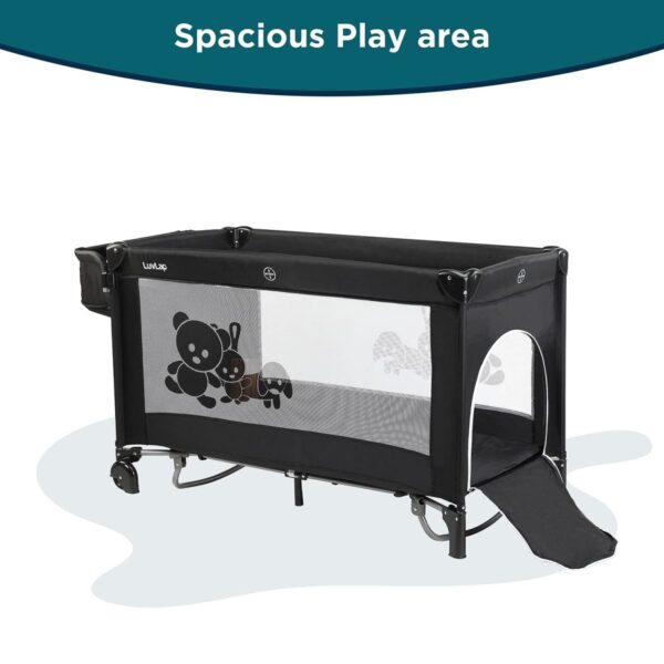 LuvLap Wonderjoy Baby Playpen (BROWN) - Image 4