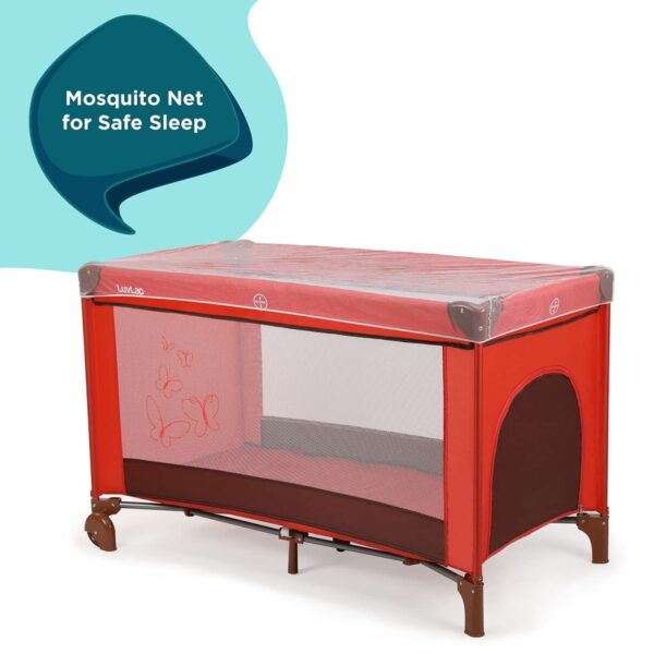LuvLap Sunshine Baby Playpen  ( Red) - Image 3