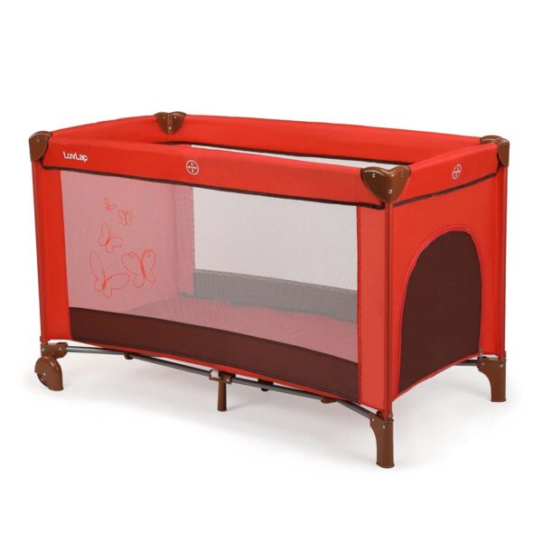 LuvLap Sunshine Baby Playpen  ( Red)