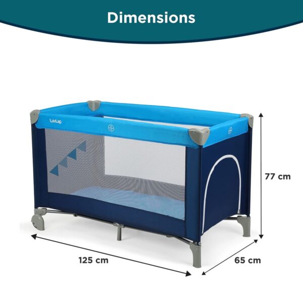 LuvLap Sunshine Baby Playpen (Blue) - Image 2