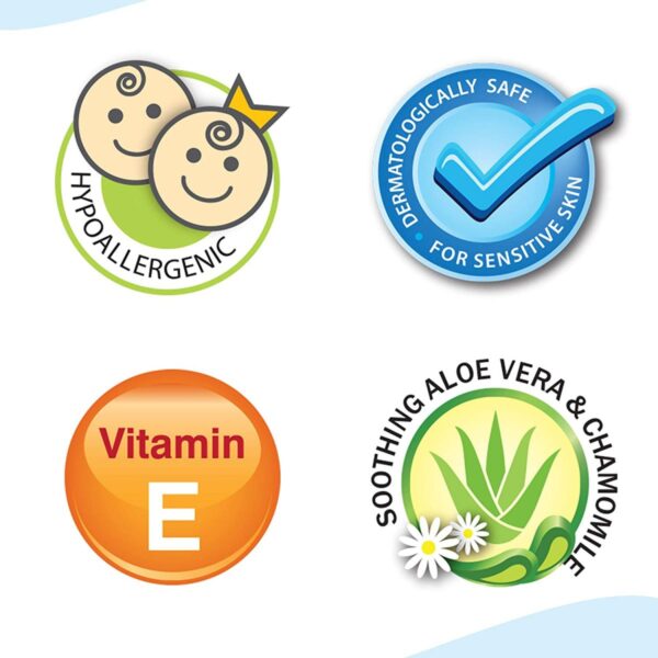 LuvLap Sensitive Baby Wipes, 72 Pcs - Image 3