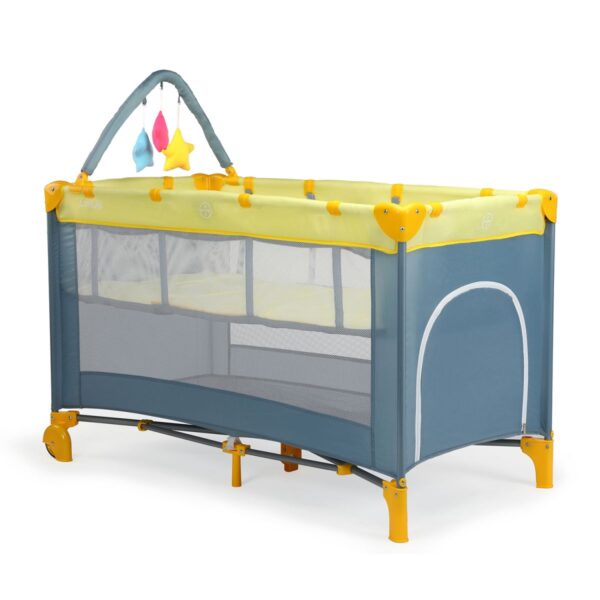 LuvLap Elegant Baby Playpen, Yellow