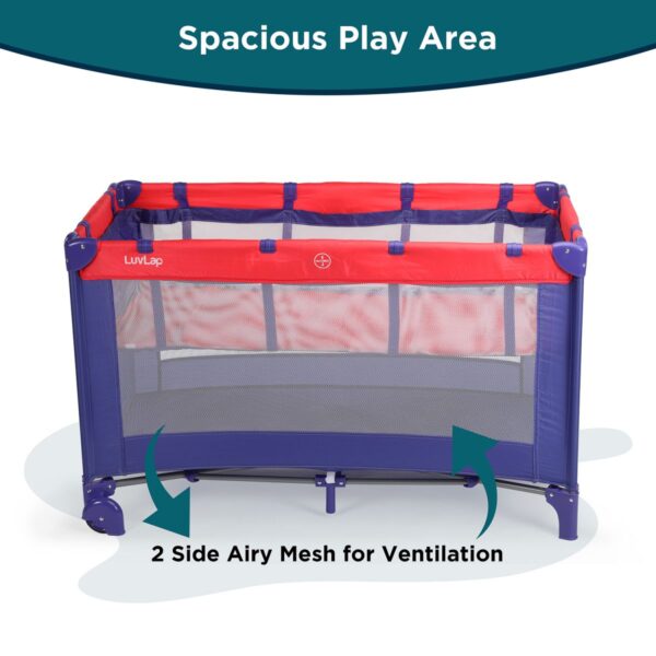 LuvLap Elegant Baby Playpen (Blue) - Image 6