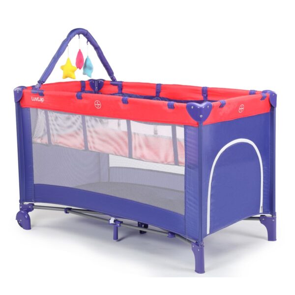 LuvLap Elegant Baby Playpen (Blue)